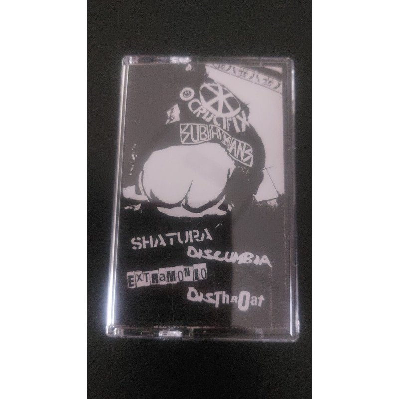 Disthroat / Shatura / Discumbia / Extramonio ‎– 4 Grupos Split Demo