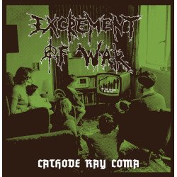 Excrement Of War ‎– Cathode Ray Coma (Brown, Green, Red vinyl)